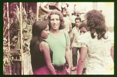 Teste de atriz com Edna de Cássia para o papel de Iracema no filme "Iracema: uma transa amazônica"