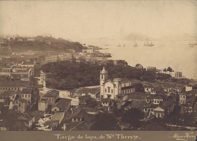 Largo da Lapa visto de Santa Teresa