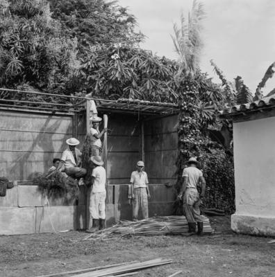 Preparativos para festa junina no Sítio Burle Marx