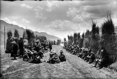 Descanso da tarefa agrícola
