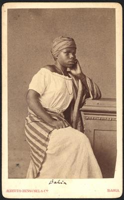 Retrato - mulher negra não identificada