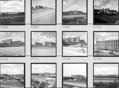 Construção de edifícios residenciais projetados para os Institutos de Aposentadoria e Pensões