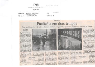 Fotografia: Paulicéia em dois tempos: Hildegard Rosenthal e Cristiano Mascaro ;mostram, em períodos diferentes, as mutações urbanas da cidade