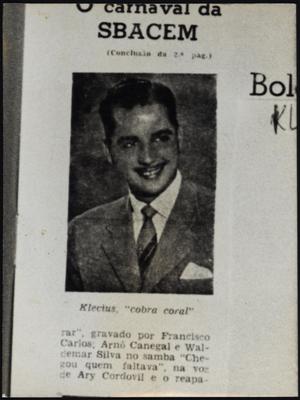 Klecius Caldas (reprodução de periódico)