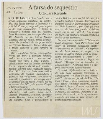 A farsa do sequestro