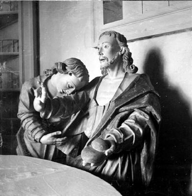 Via Crucis, Passos da Paixão, esculturas de Aleijadinho, São João Evangelista e Cristo no Passo da Ceia