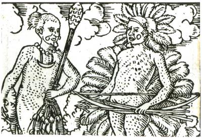 Índios tupinambás (desenho)