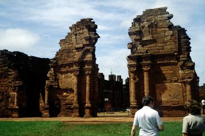 Ruínas da missão jesuítica San Ignacio Miní