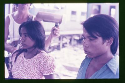 Filmagens de "Iracema: uma transa amazônica", com direção de Jorge Bodanzky e Orlando Senna