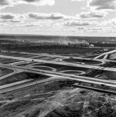 Vistas aéreas, eixo rodoviário