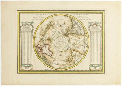 (Hemisfério terrestre meridional, delineado segundo as últimas observações das viagens, e novas descobertas do Capitão Cook)