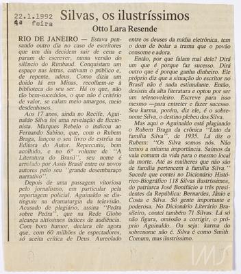 Silvas, os ilustríssimos