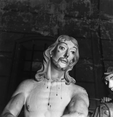 Via Crucis, Passos da Paixão, esculturas de Aleijadinho, Cristo no Passo da Flagelação