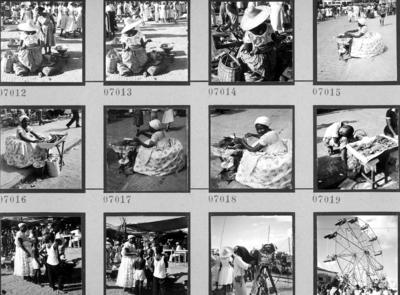 Vendedora de acarajé na procissão de Nosso Senhor dos Navegantes