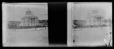 Palácio Monroe; tomada da Rua Mestre Valentim