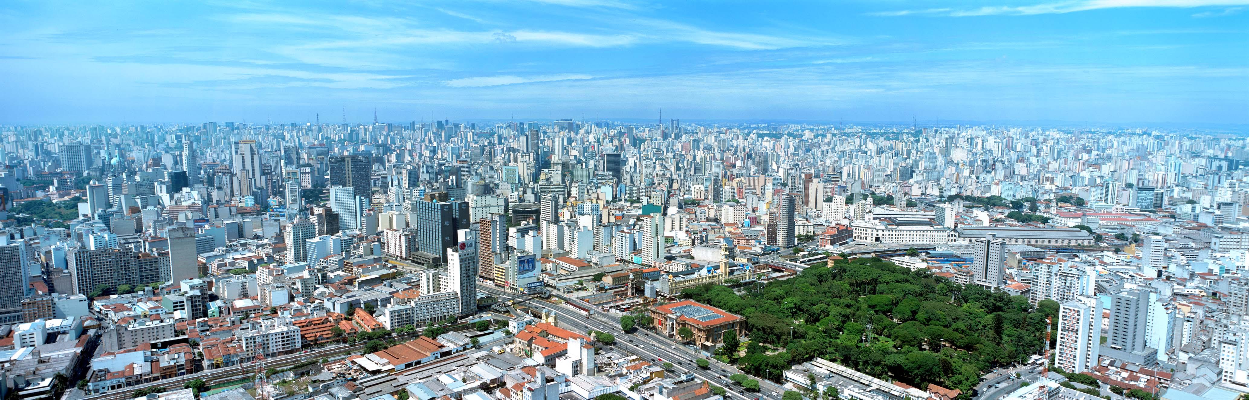 Vista panorâmica da região da Luz