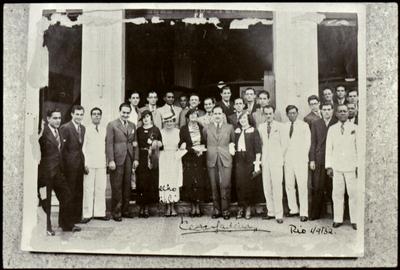 César Ladeira com artistas (reprodução)