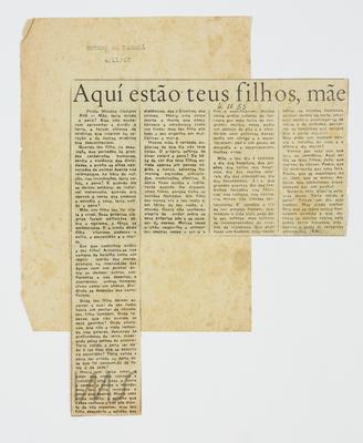 Aqui estão teus filhos, mãe