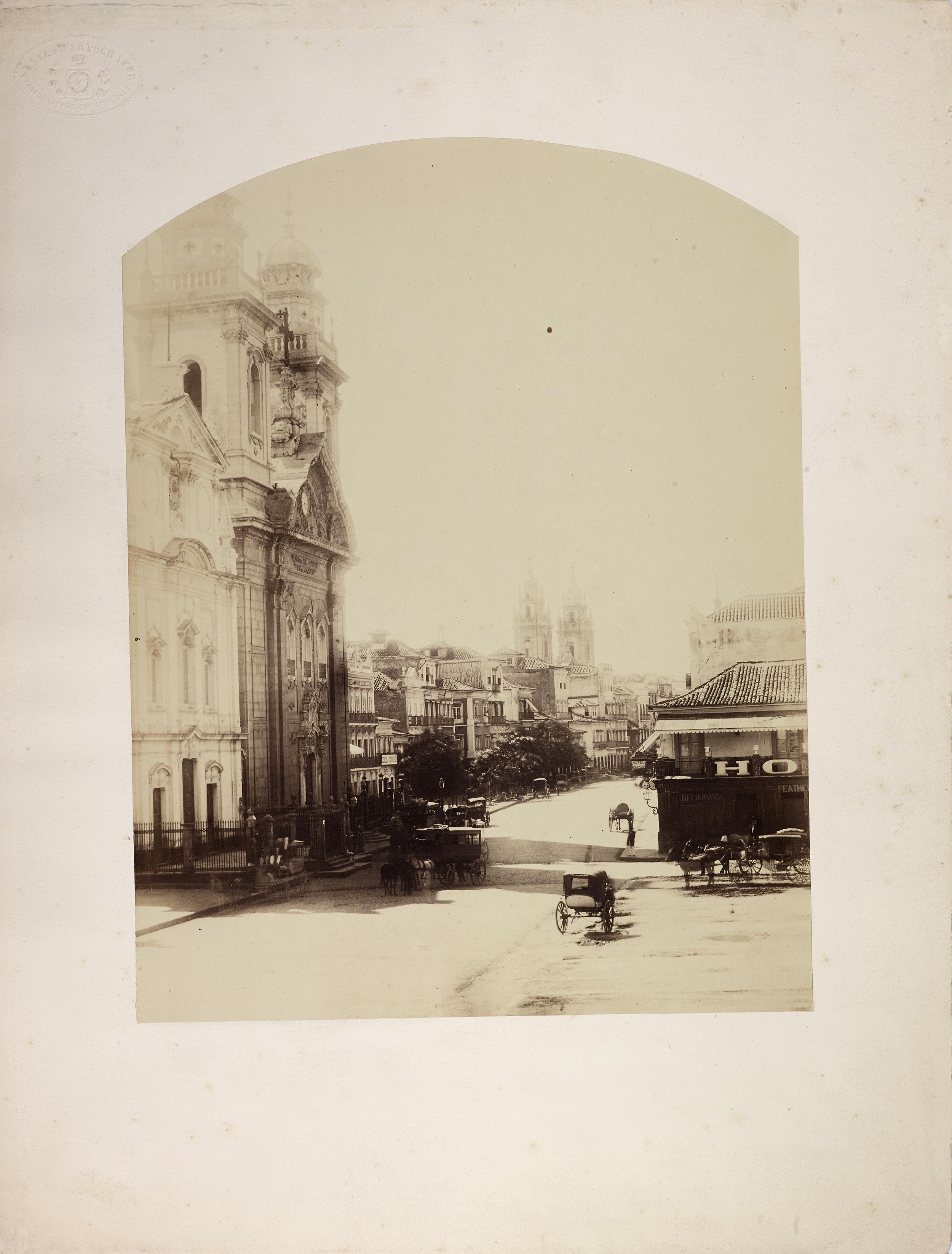 Rua Direita e a Catedral Metropolitana