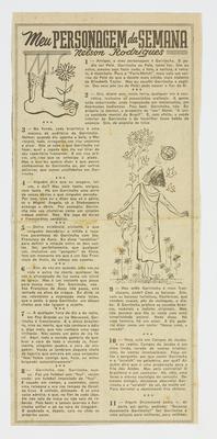 Meu personagem da semana