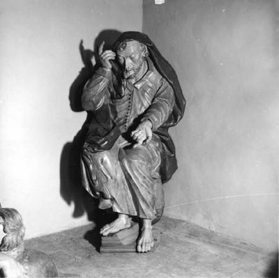 Via Crucis, Passos da Paixão, esculturas de Aleijadinho, São Pedro no Passo do Horto