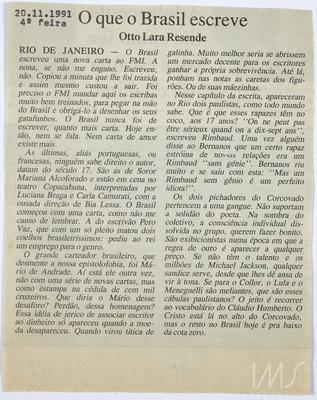 O que o Brasil escreve