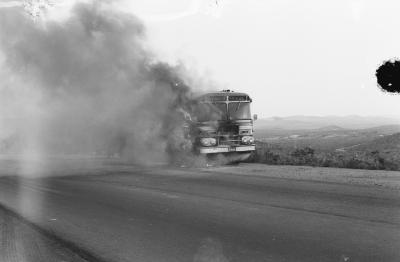 Incêndio de ônibus em Minas Gerais, viagem para Salvador