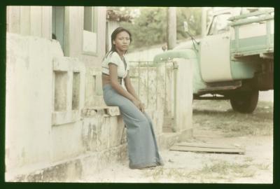 Edna de Cássia em sua casa