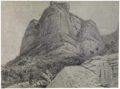 (Pedra da Gávea vista do morro Dois Irmãos)