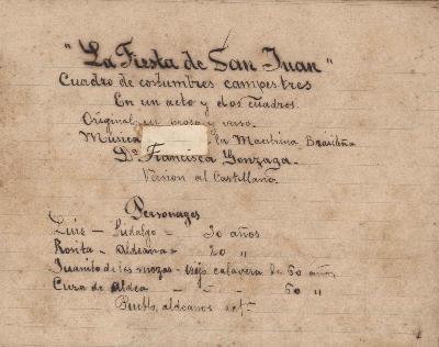 La fiesta de San Juan [Festa de São João]