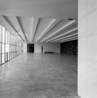 Interior do Palácio dos Arcos ou Palácio Itamaraty - Treliça de Athos Bulcão