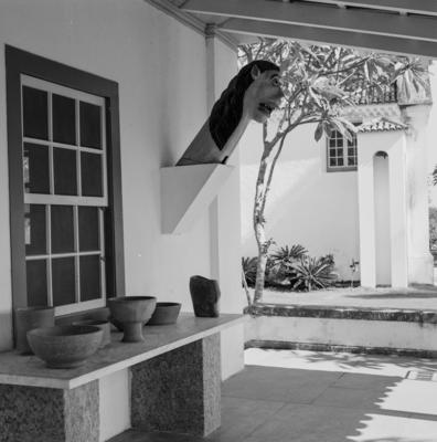 Sítio Burle Marx, na ocasião da visita de Pablo Neruda