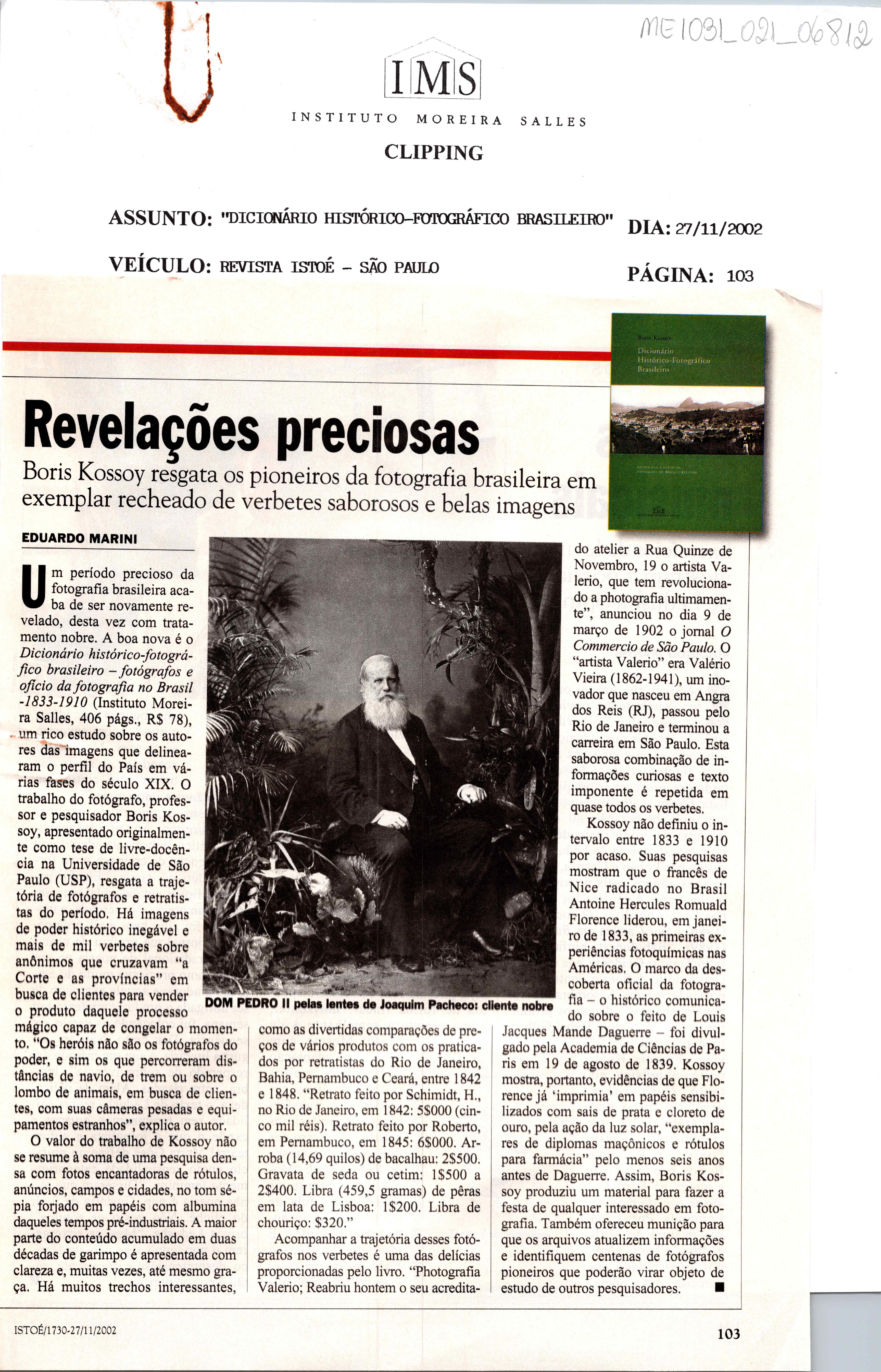 Revelações preciosas