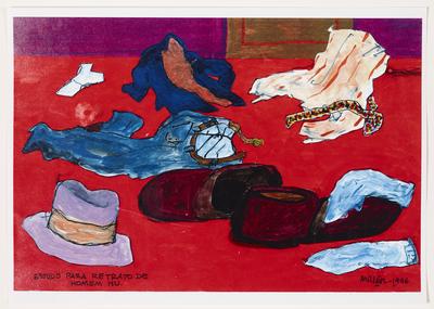 Estudo para retrato de homem nu