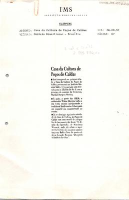 Casa da Cultura de Poços de Caldas