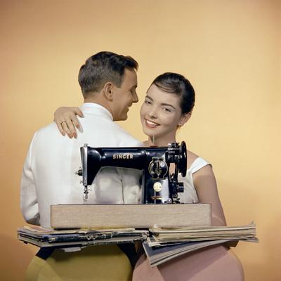 Campanha para a máquina de costura Singer