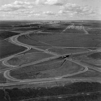 Vistas aéreas, eixo rodoviário
