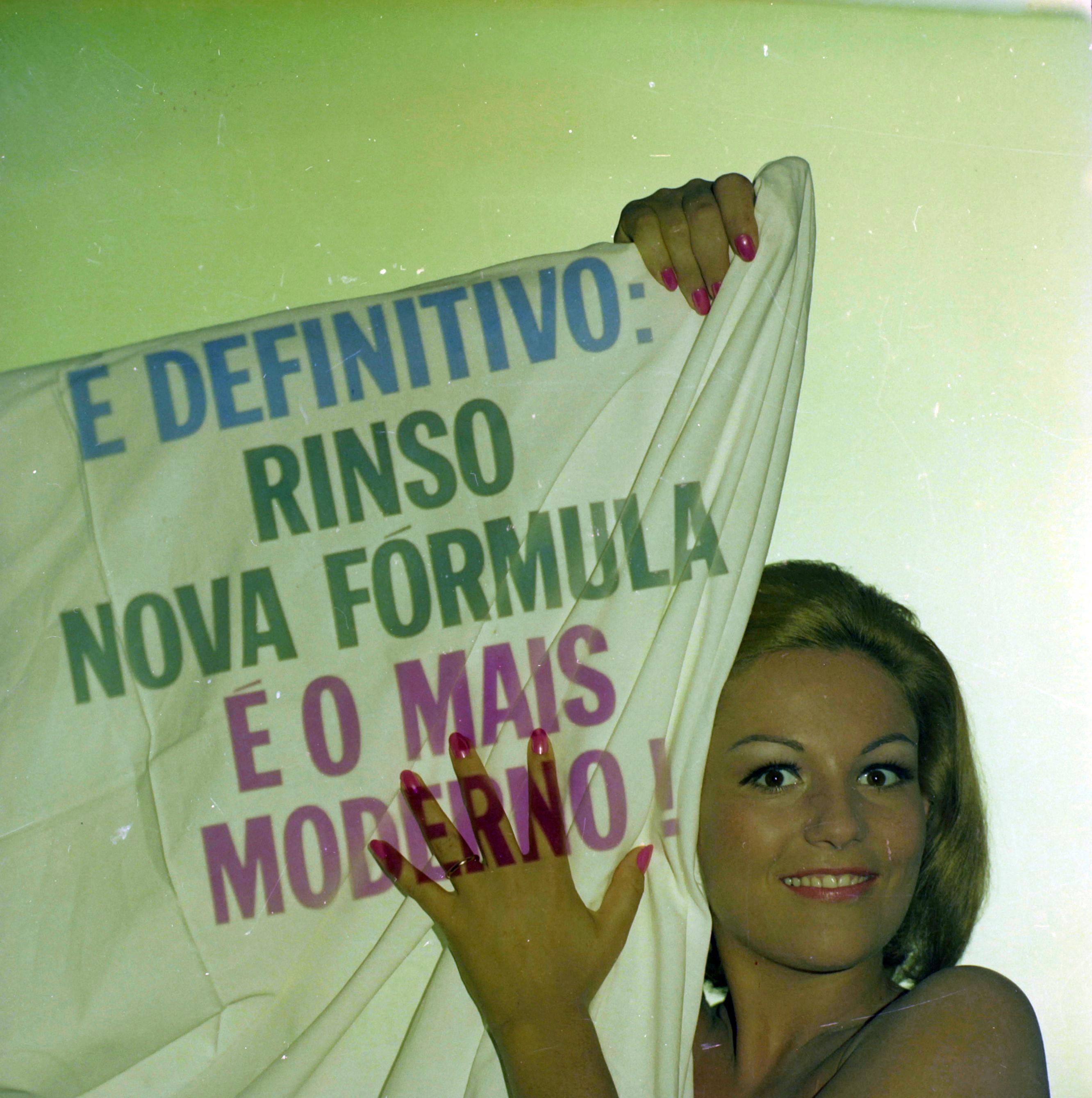 Campanha publicitária da agência Lintas para o sabão em pó Rinso da Gessy Lever