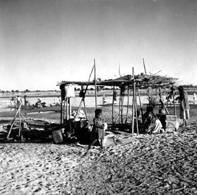 Acampamento de romeiros