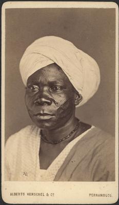 Retrato - mulher negra não identificada