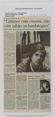 "Lidamos com cinema, não com sabão ou hambúrguer".