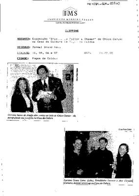 Recorte de jornal: Foto-Legenda