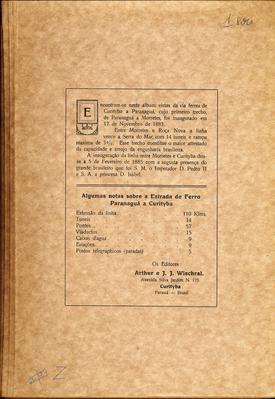 Fotografias da Estrada de ferro Curitiba-Paranaguá