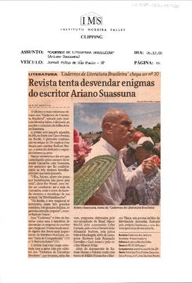 Revista tenta desvendar enigmas do escritor Ariano Suassuna