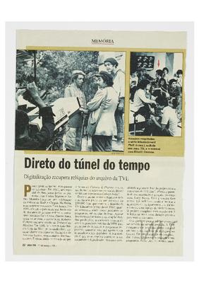 Direto do túnel do tempo