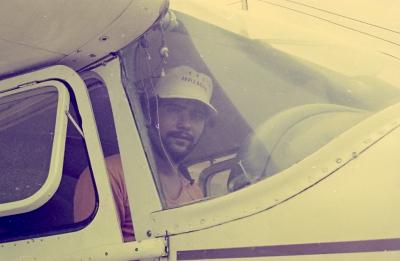 Sobrevoo durante filmagens de "Iracema: uma transa amazônica"