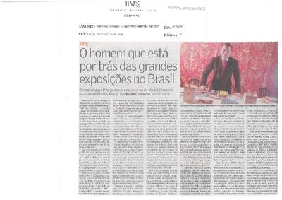 O homem que está por trás das grandes exposições no Brasil