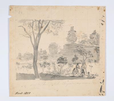 Vista dos rochedos da Chapada, nos arredores de Cuiabá