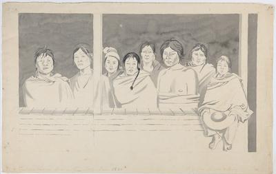 Indígenas Guanás [Terena], feito em São Paulo