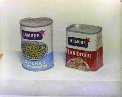 Campanha publicitária da agência J. Walter Thompson para ervilhas e fiambrada Armour